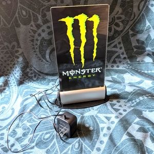 Back-lit Monster Sign